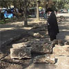 В Івано-Франківську бордюри вимощені плитами з єврейських кладовищ