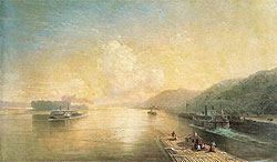 Картина Айвазовського “Волга біля Жигулівських гір”, повернення якої домагається музей 