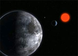 Такою планету Gliese 581с уявляє художник