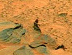 Марсианський пейзаж, відзнятий марсоходом