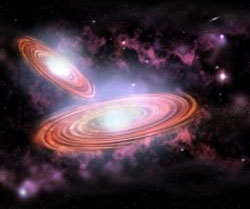 Учені зафіксували зіткнення галактик 