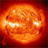 Астрономи зафіксували на Сонці гігантську арку