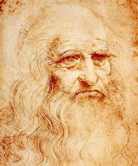 Леонардо да Вінчі. Автопортрет. 1511 р.