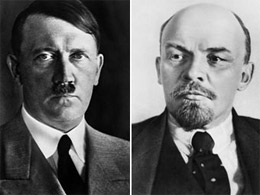 Історики не мають даних про те, що Ленін і Гітлер коли-небудь зустрічалися