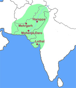 Територія Індської цивілізації