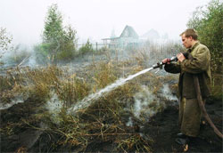 Пожежу торфовищ у Києві локалізовано