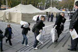 В Одесі мішки з бюлетенями перевозять без супроводу міліції