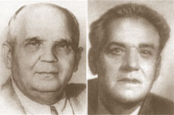 Засновники театру - Гнат Петрович Юра (1887 - 1966) і Амвросій Максиміліанович Бучма (1891 - 1957) 