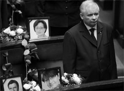 Ярослав Качинський, брат-близнюк загиблого в авіакатастрофі Президента Польщі Леха Качинського