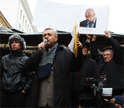 22.11.2010 року. Мітинг підприємців біля Адміністрації Президента України