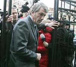 Ющенко і Соколовський у Печерському суді
