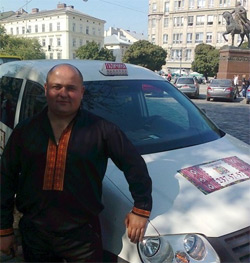 У Львові з’явилось таксі СС “Галичина” (відео) 
