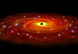 Учені сфотографували “плювок” чорної діри