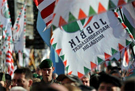 Партія «Jobbik» очолює націоналістичний рух в Угорщині. (Фото T. Kovacs, MTI / AP.)