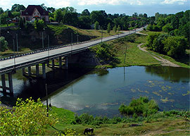 Міст через р.Тетерів у напрямку Хмельницького