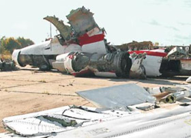 На місці падіння Ту-124 знайдено залишки тротилу і нітрогліцерину