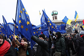 На Євромайдан у столиці вийшли більше 15 тисяч студентів