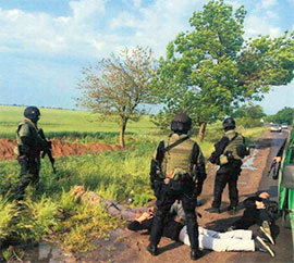 СБУ затримала організатора та групу бойовиків, що направлялися з Одеси до Слов’янська