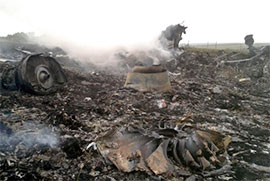 Російські терористи не пускають МНС до місця падіння збитого пасажирського літака