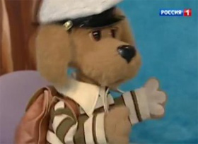 Герой популярної передачі «На добраніч, малюки!» пес Філя півроку тому з екрану розповідав, що збирається іти в армію