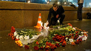 Москвичі вшановують пам’ять Бориса Нємцова