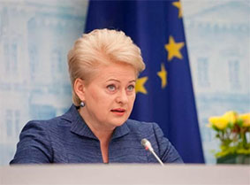 Президент Литви Даля Ґрібаускайте