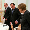 Меркель і Олланд обговорять з Путіним врегулювання на Донбасі на зустрічі в Китаї