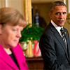Обама, Олланд та Меркель обговорили ситуацію на Донбасі