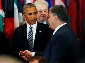 Президенти Порошенко і Обама провели переговори
