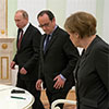 «На трьох». Меркель, Олланд і Путін закликали один одного до конструктивного «нормандського саміту»