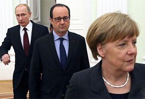 Меркель і Олланд виступили за продовження санкцій проти Росії