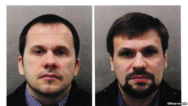 Фото з російських паспортів підозрюваних, які оприлюднила британська поліція