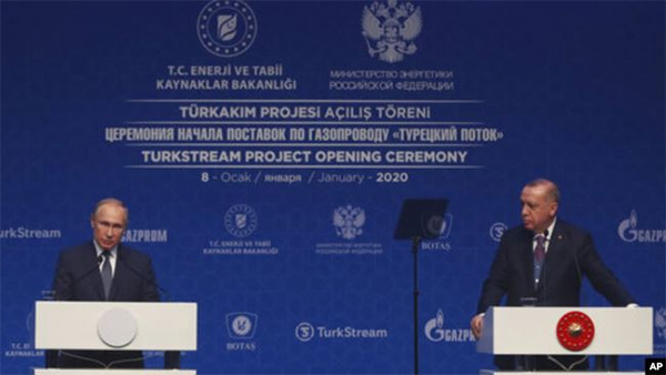 Путін та Ердоган запустили газопровід «Турецький потік»