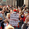 У Білорусі під час акцій протесту в понеділок затримали 581 людину