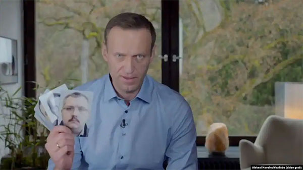 Російський опозиціонер Навальний опублікував запис розмови із можливим учасником замаху на нього
