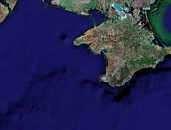 Кратер на дні Чорного моря поблизу м.Тарханкут (Кримський п-ів.) - теж слід від падіння космічного прибульця?