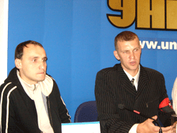 Ігор Мазур (праворуч) і Сергій Фоменко