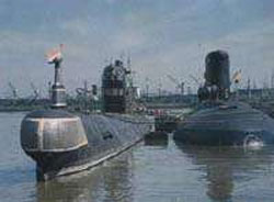 Дизельні субмарини російського виробництва проекту 641 та проекту 877ЕКМ, які стоять на озброєнні ВМФ Індії