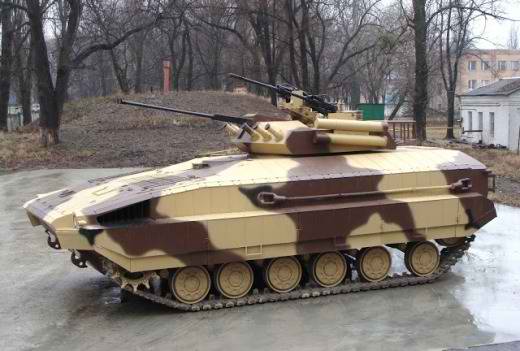 На базі Т-64 створено перспективну важку бойову машину піхоти БМП-64
