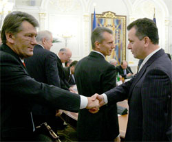Президент Ющенко спілкувався із бізнесменами